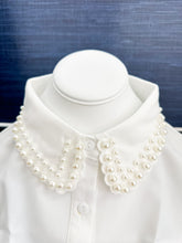 Load image into Gallery viewer, White Embellished Collar