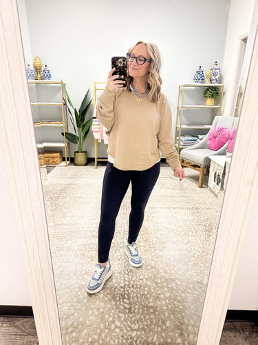 On The Go Beige Tunic