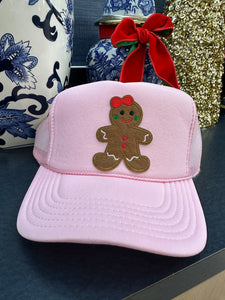 Gingerbread Pink Trucker Hat