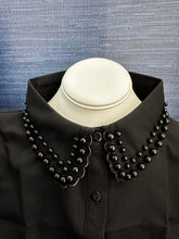 Load image into Gallery viewer, Black Embellished Collar
