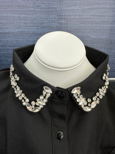 Black Embellished Collar