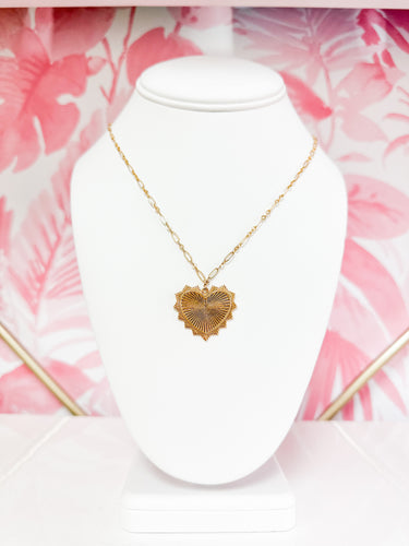 PRE-ORDER: Sandie Heart Necklace