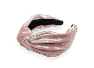Light Pink Plush Velvet Headband