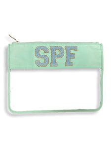 SPF Clear Bag- Mint