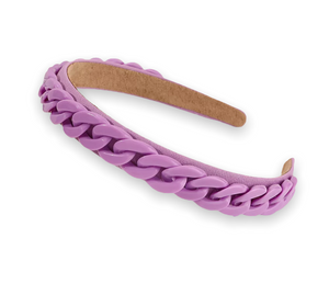 Summer Fun Chain Headband- Purple