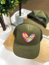 Load image into Gallery viewer, Happy Hearts Trucker Hats
